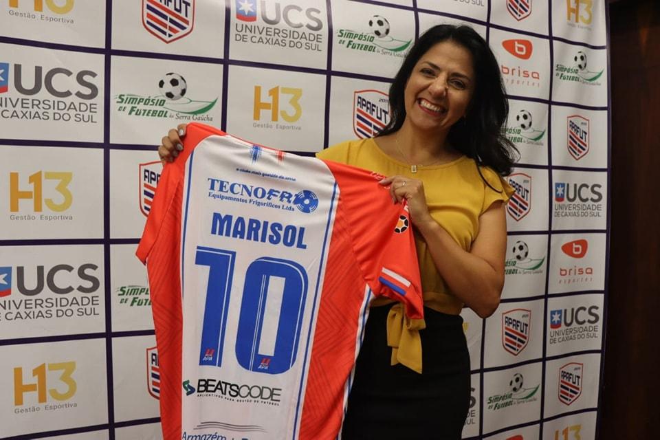 Vereadora Marisol Santos palestra para atletas da APAFUT 