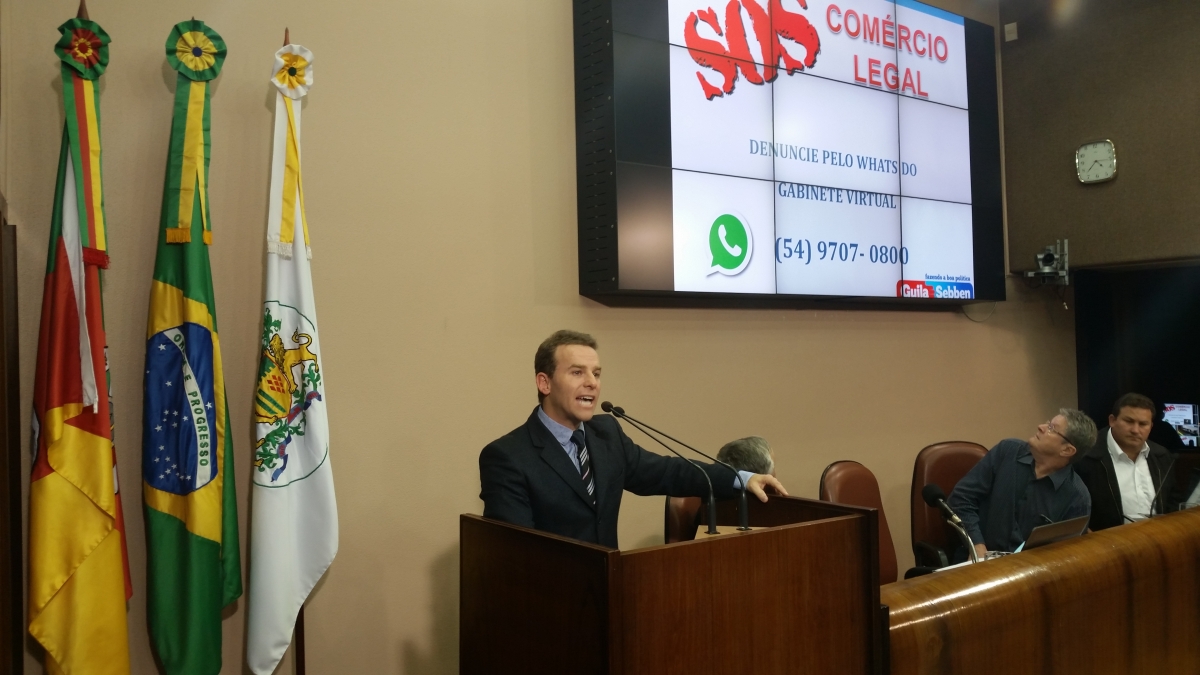 Guila Sebben lança gabinete virtual e a campanha SOS Comércio Legal