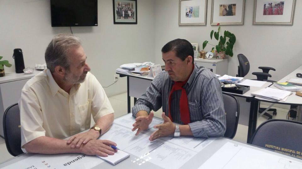 Vereador Jó Arse reúne-se com Secretário Municipal da Educação