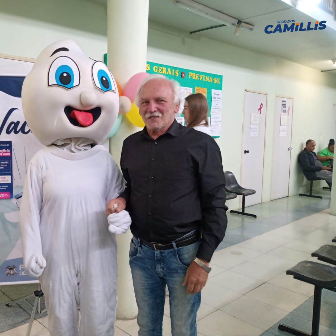 Vereador Camillis acompanha abertura da Campanha de Multivacinação de Crianças e Adolescentes