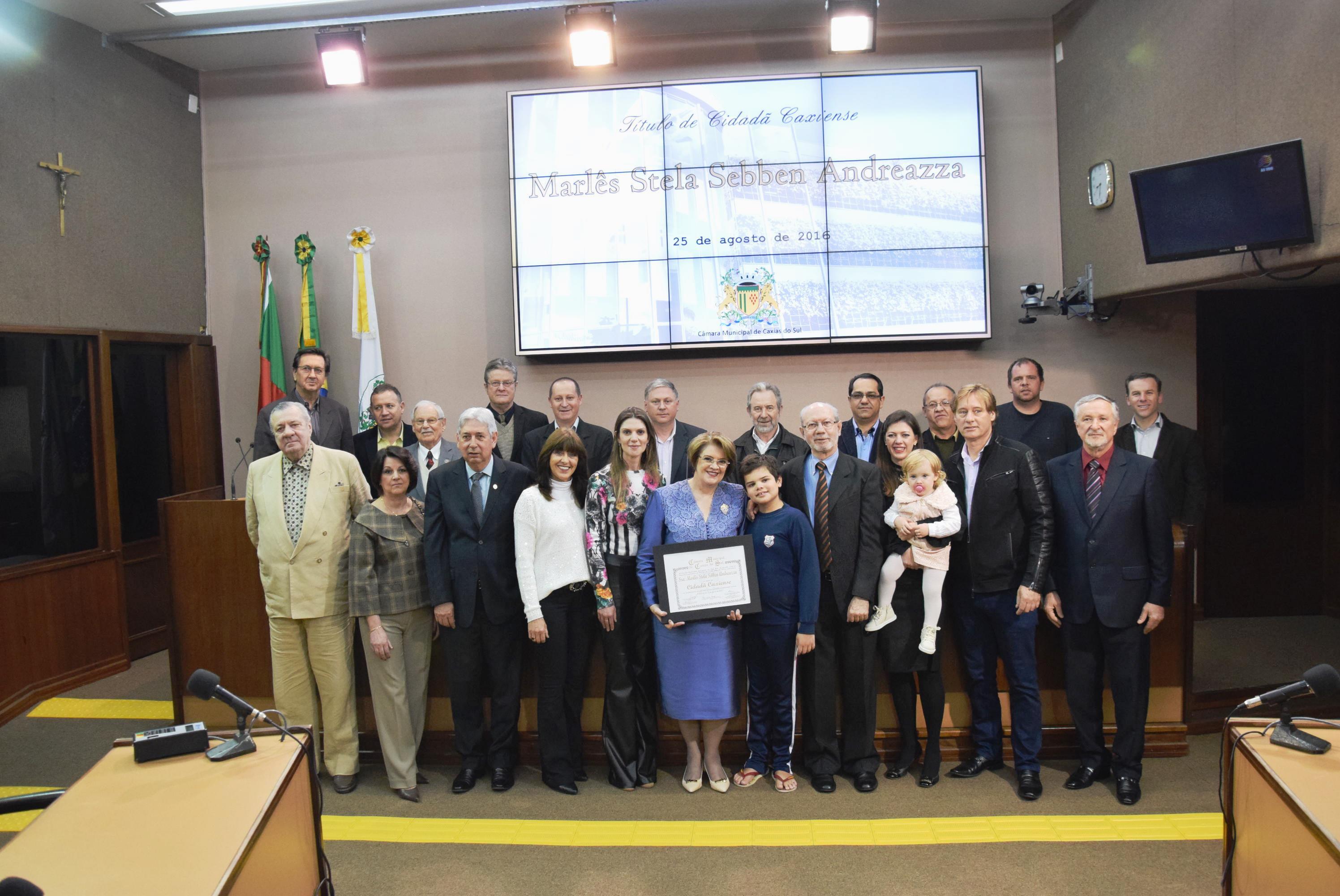 Leia mais sobre Câmara Municipal concede o título de Cidadã Caxiense para Marlês Andreazza