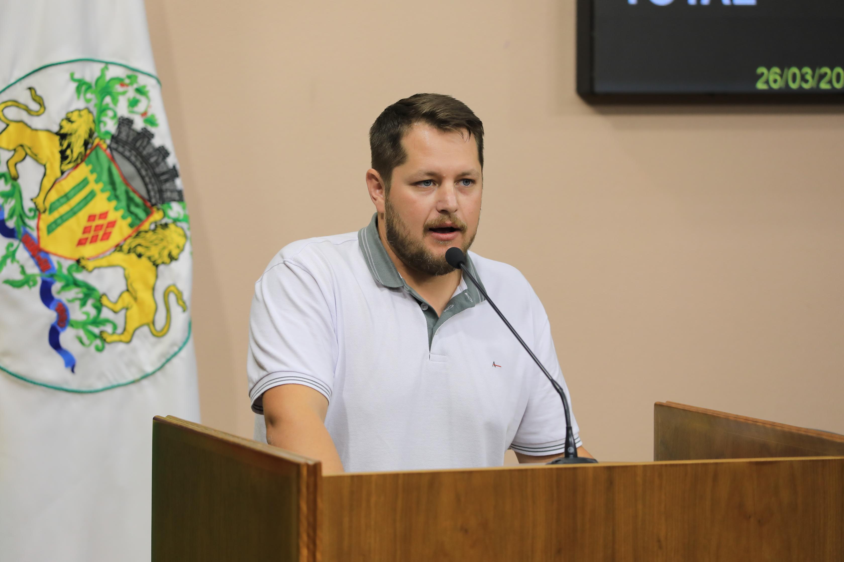 Adam Rech assume como vereador da Câmara Municipal de Caxias do Sul