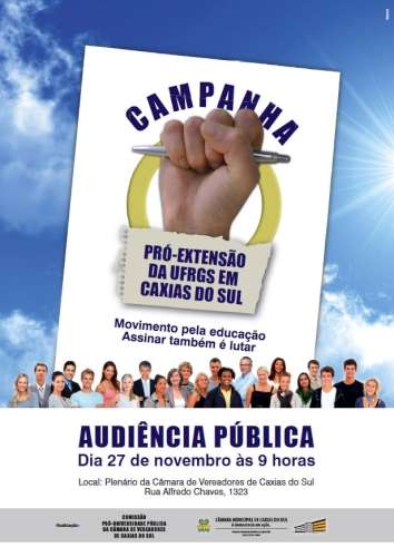 Comissão Pró-Universidade Pública realiza Audiência Pública