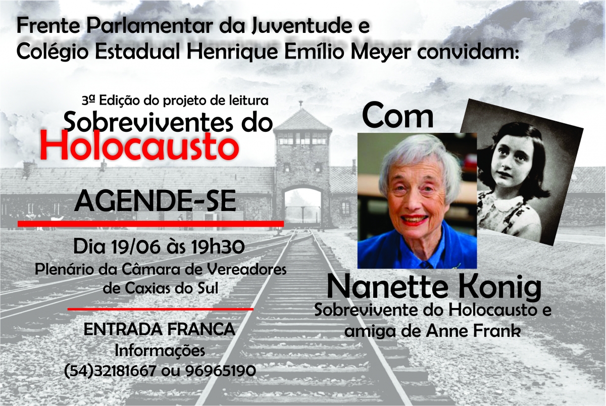 Nanette Konig palestra na Câmara de Vereadores de Caxias do Sul