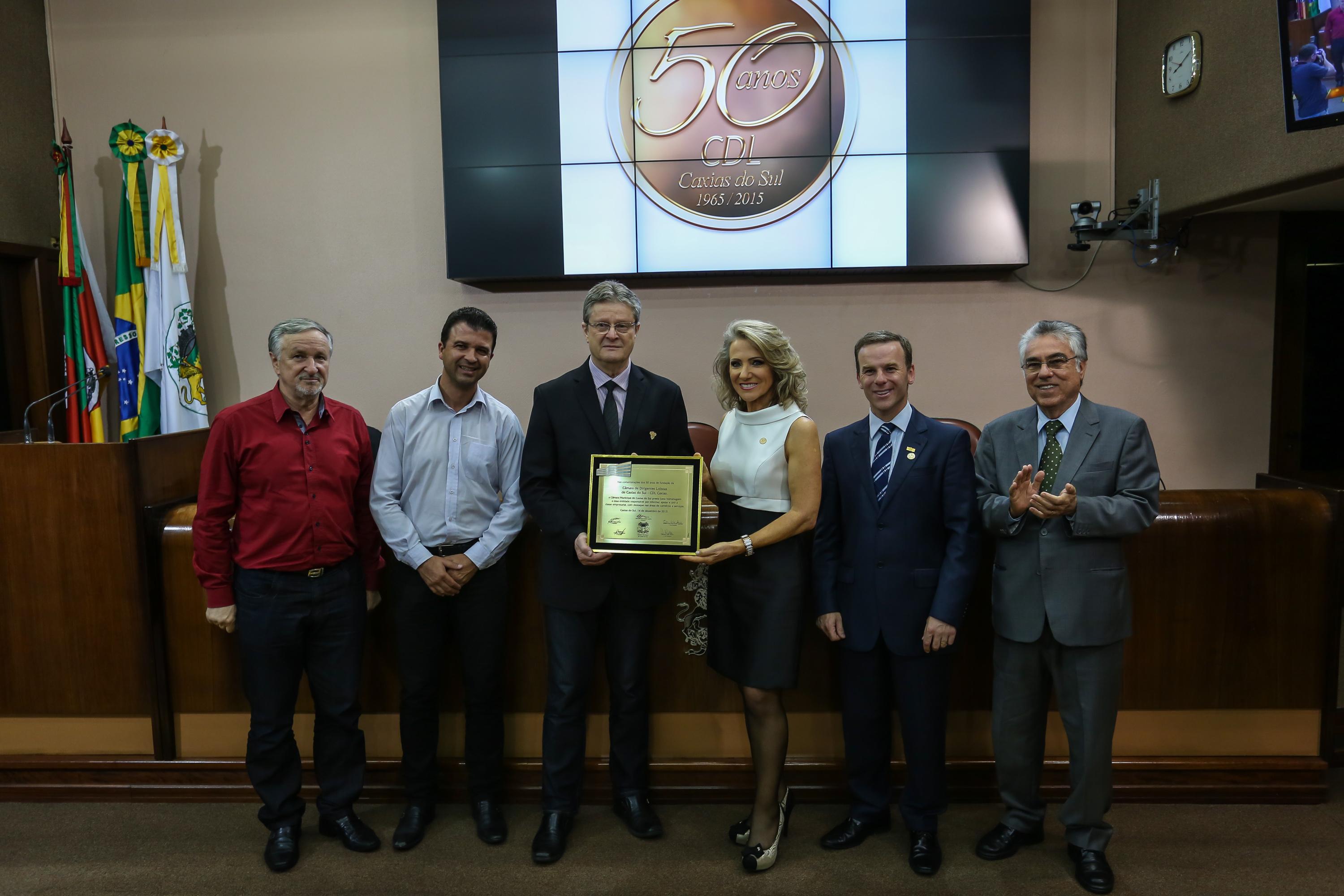 Câmara celebra o trabalho da CDL em prol de Caxias do Sul