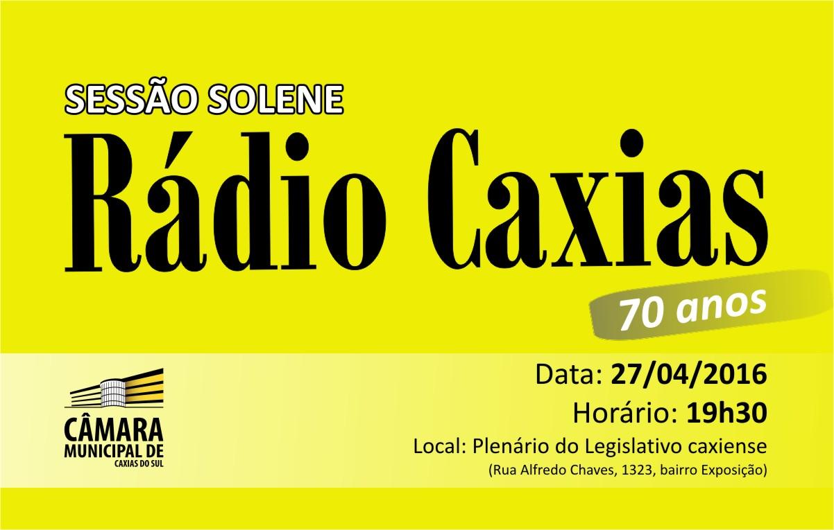 Leia mais sobre Aniversário de 70 anos da Rádio Caxias ganhará destaque no Legislativo caxiense nesta quarta-feira