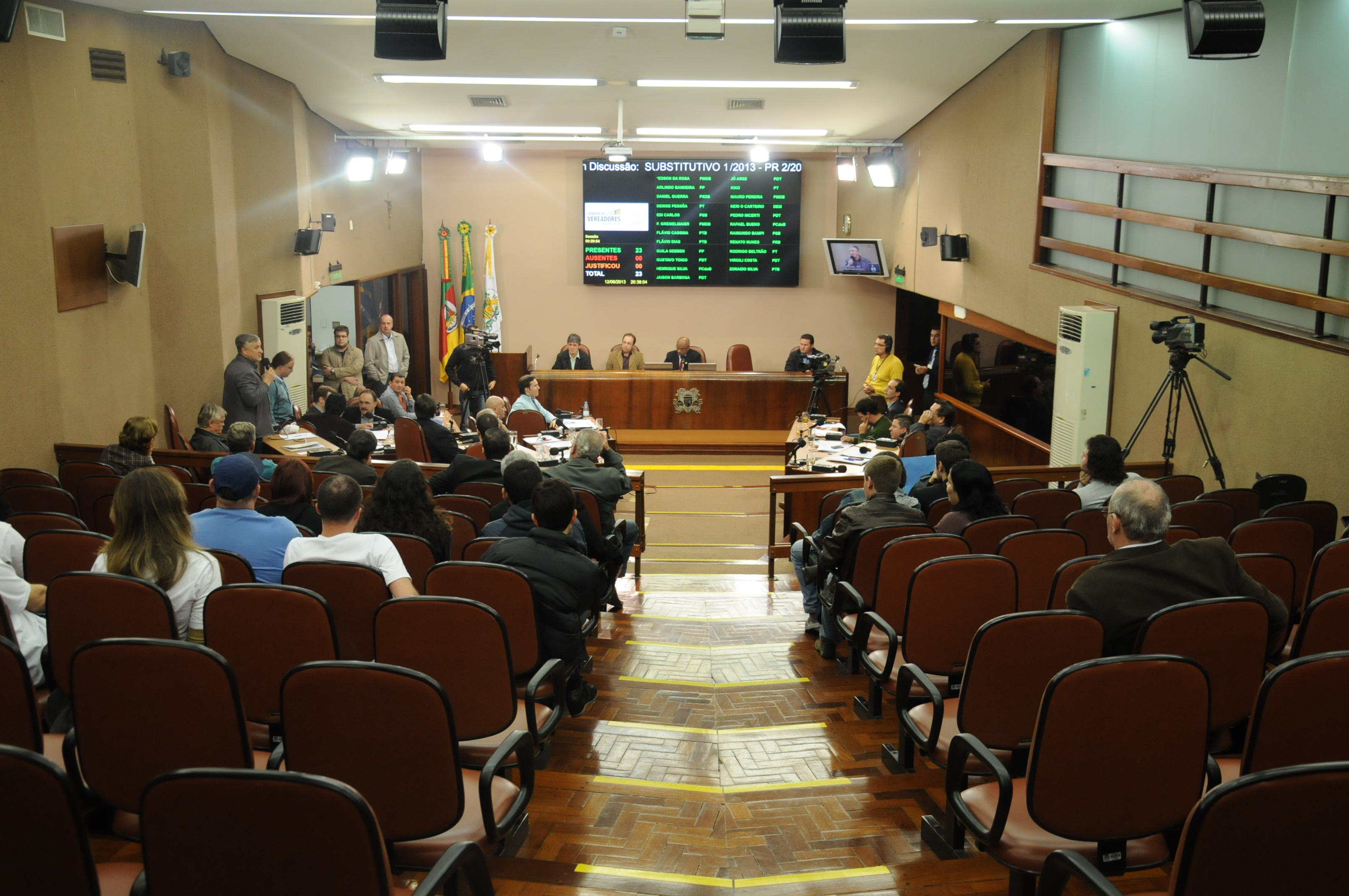 Sessões ordinárias da Câmara Municipal irão começar às 15h45