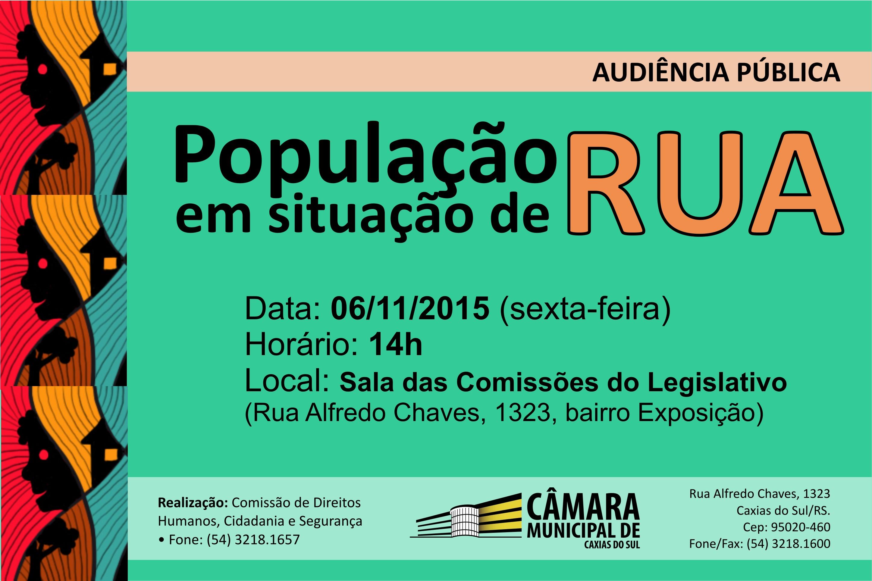 Leia mais sobre Comissão de Direitos Humanos promove debate sobre a população em situação de rua, em Caxias