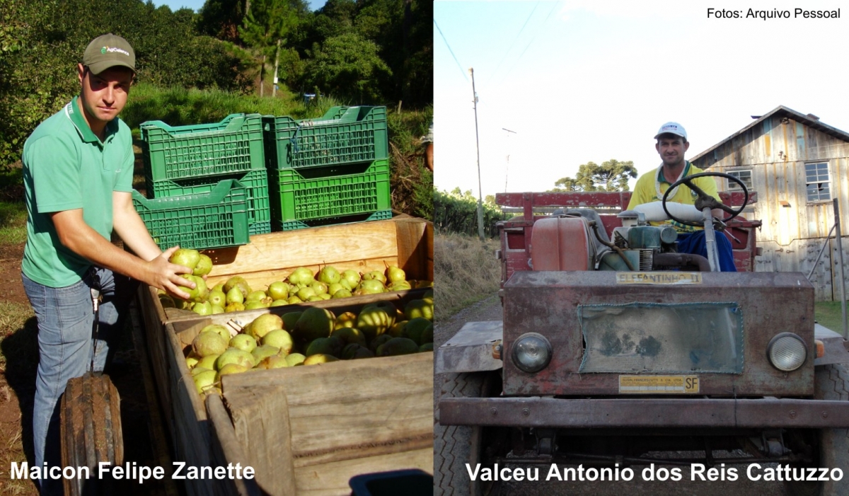 Maicon Felipe Zanette e Valceu Antonio dos Reis Cattuzzo são os Agricultores Destaque de 2014