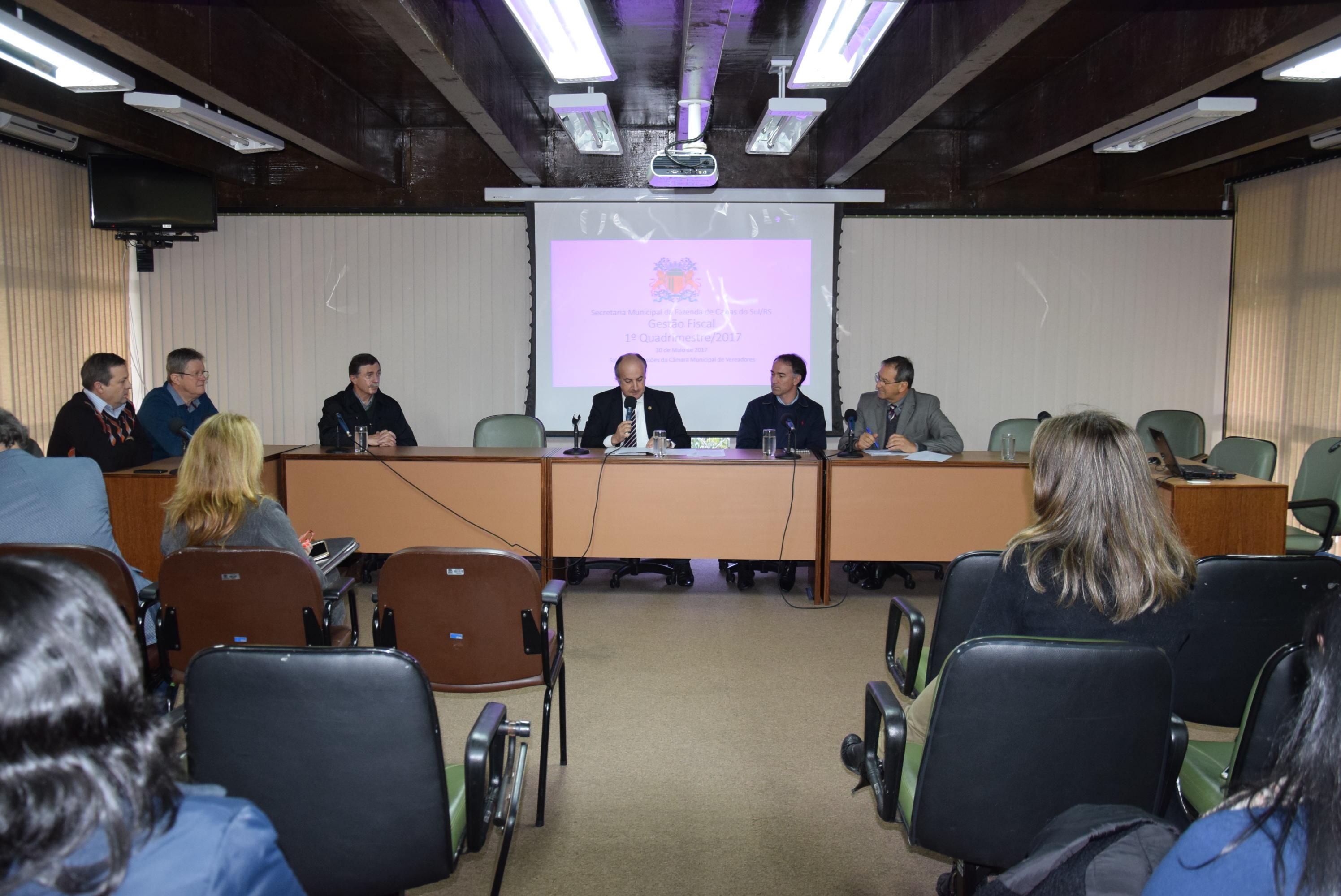 Legislativo recebe balanço quadrimestral do Município