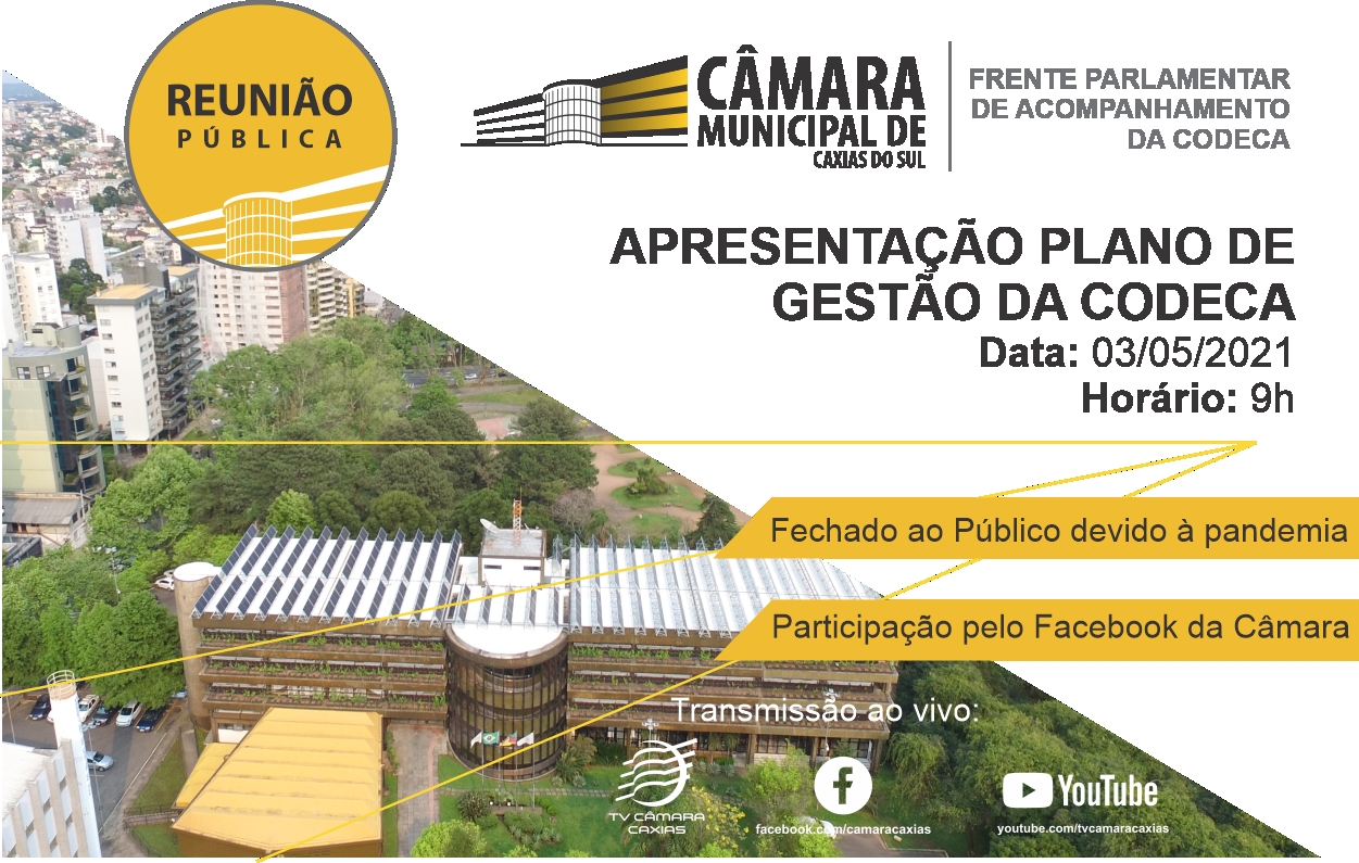 Reunião pública busca apresentar plano de gestão da CODECA