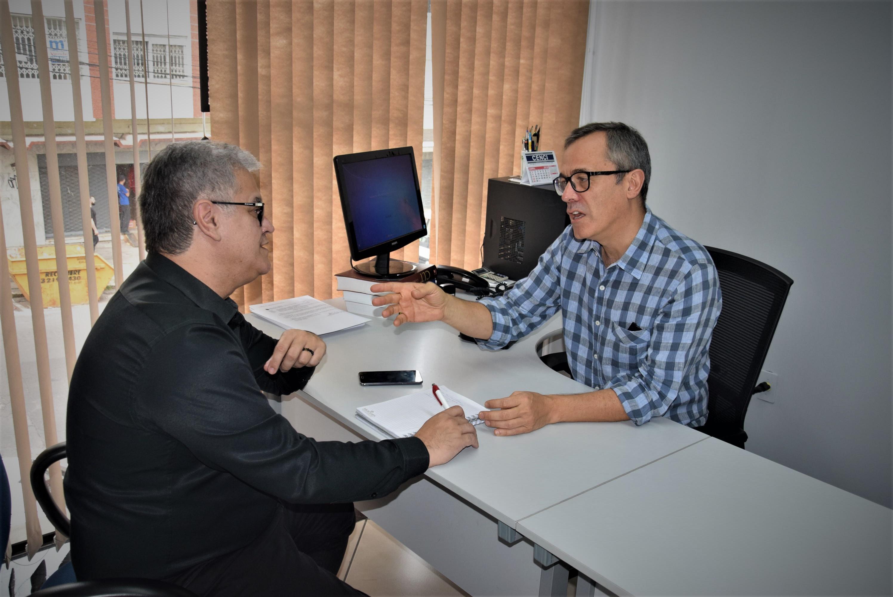 Presidente do Legislativo visita novo gerente regional do Ministério do Trabalho e Emprego