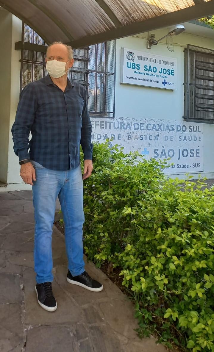 Vereador Olmir Cadore visita UBS’s de Caxias do Sul nesta terça-feira 