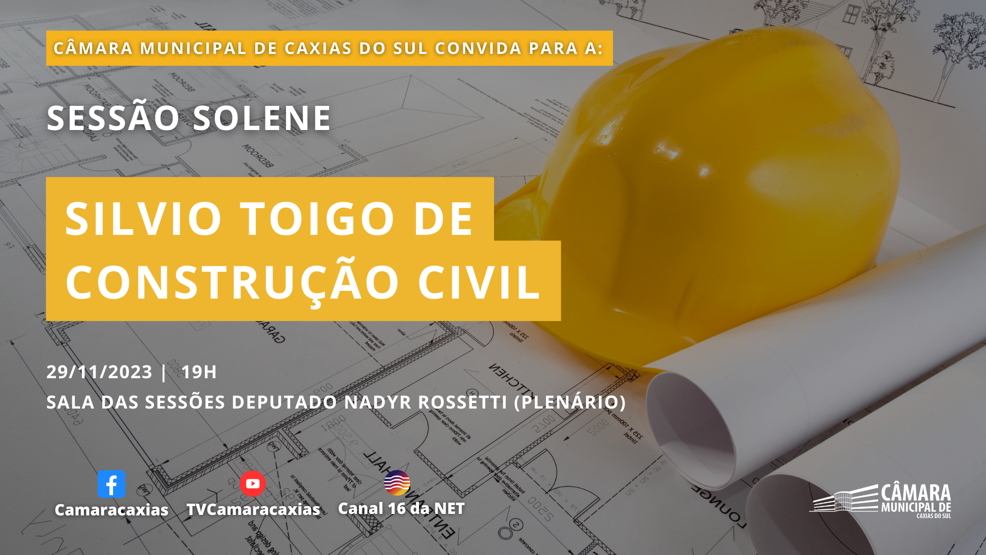 Mérito Sílvio Toigo de Construção Civil será entregue nesta quarta-feira