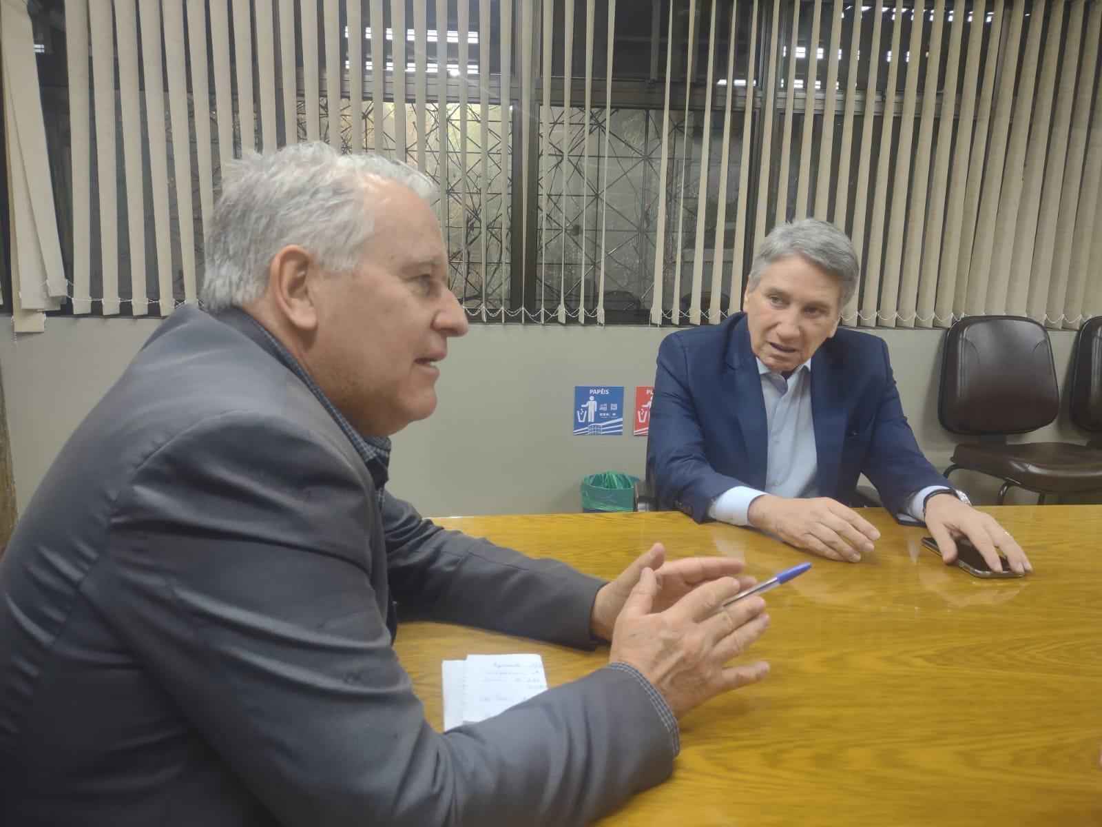 Zé Dambrós recebe a visita do ex-governador Germano Rigotto