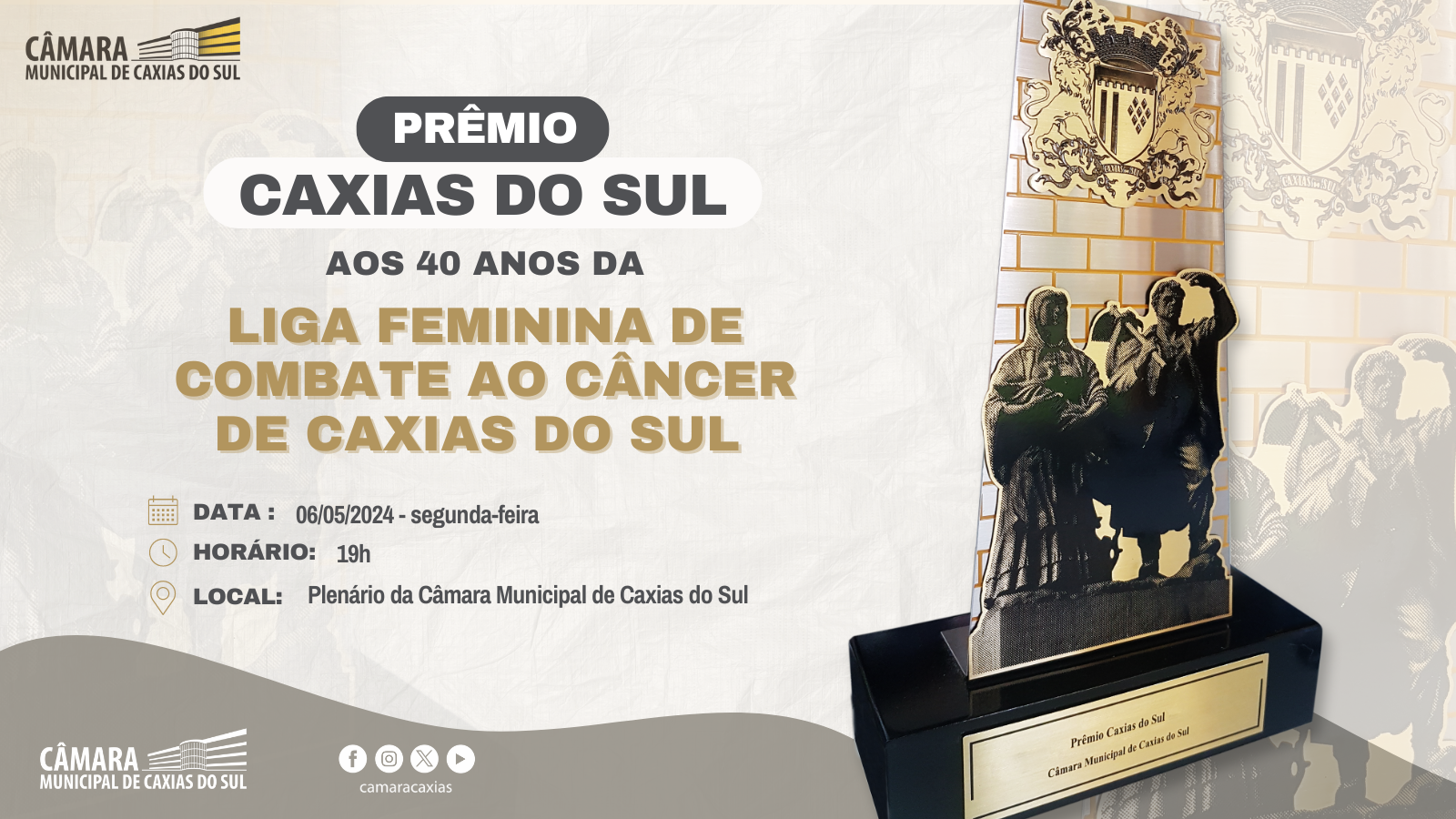 Leia mais sobre Câmara concede Prêmio Caxias do Sul à Liga Feminina de Combate ao Câncer