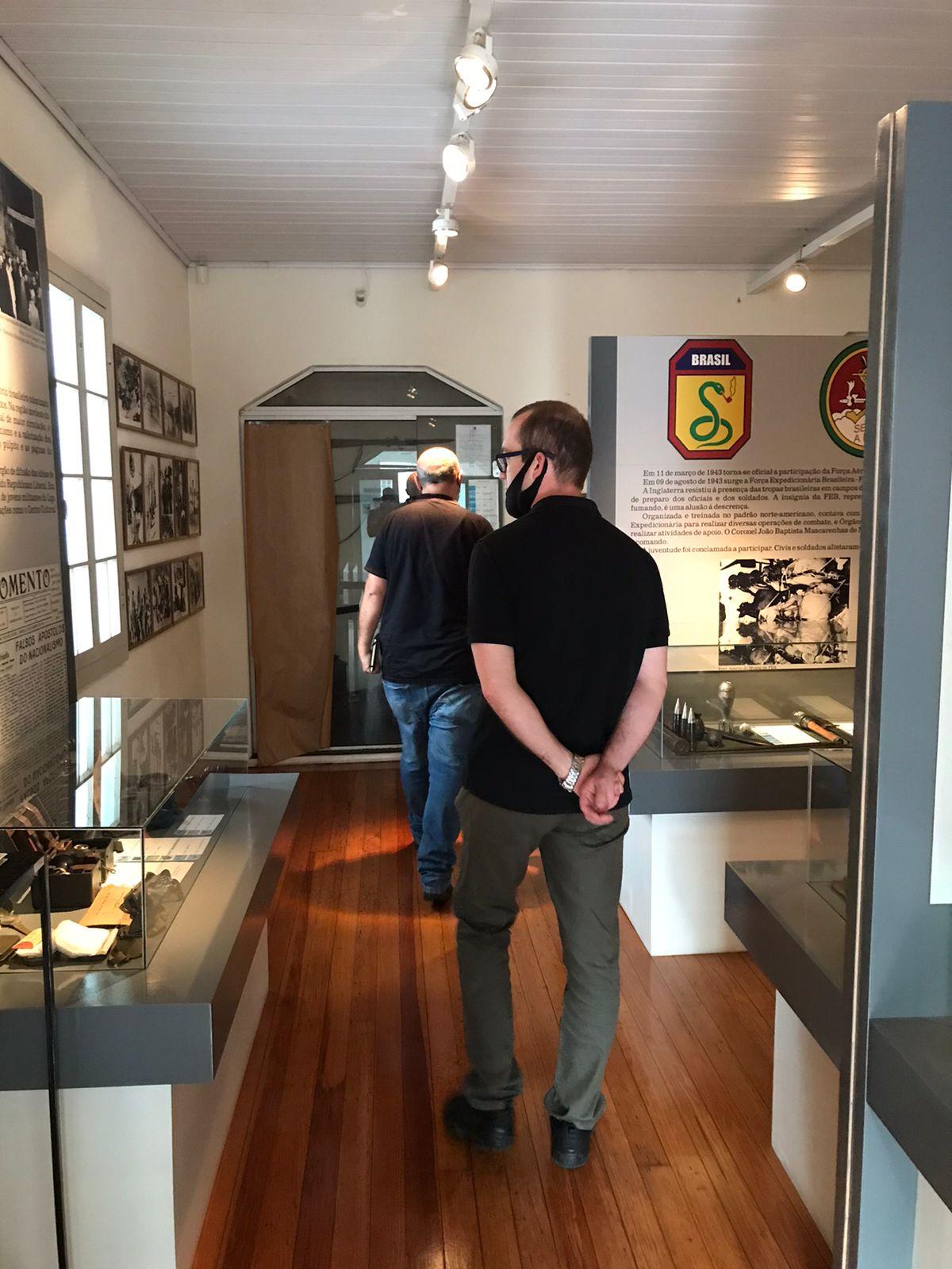 Bortoluz visita o Museu dos Ex-Combatentes da Força Expedicionária Brasileira