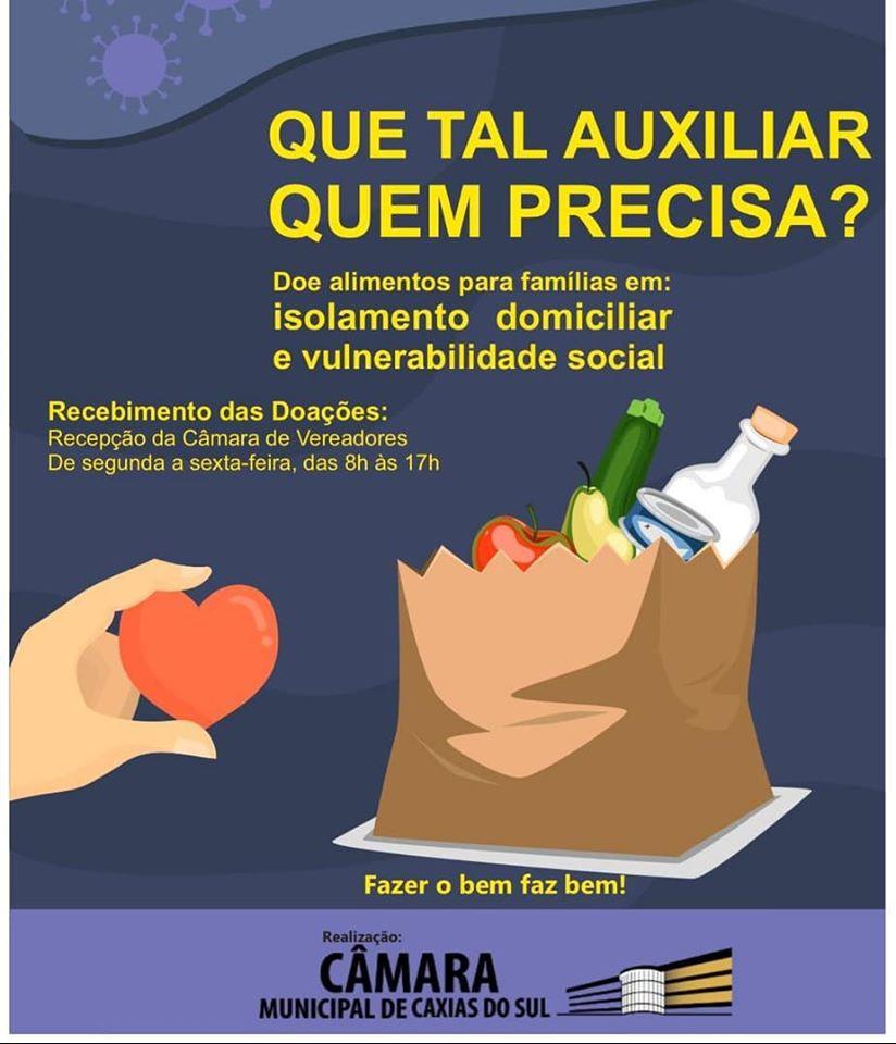 Leia mais sobre Campanha da Câmara busca ajudar quem precisa de alimentos