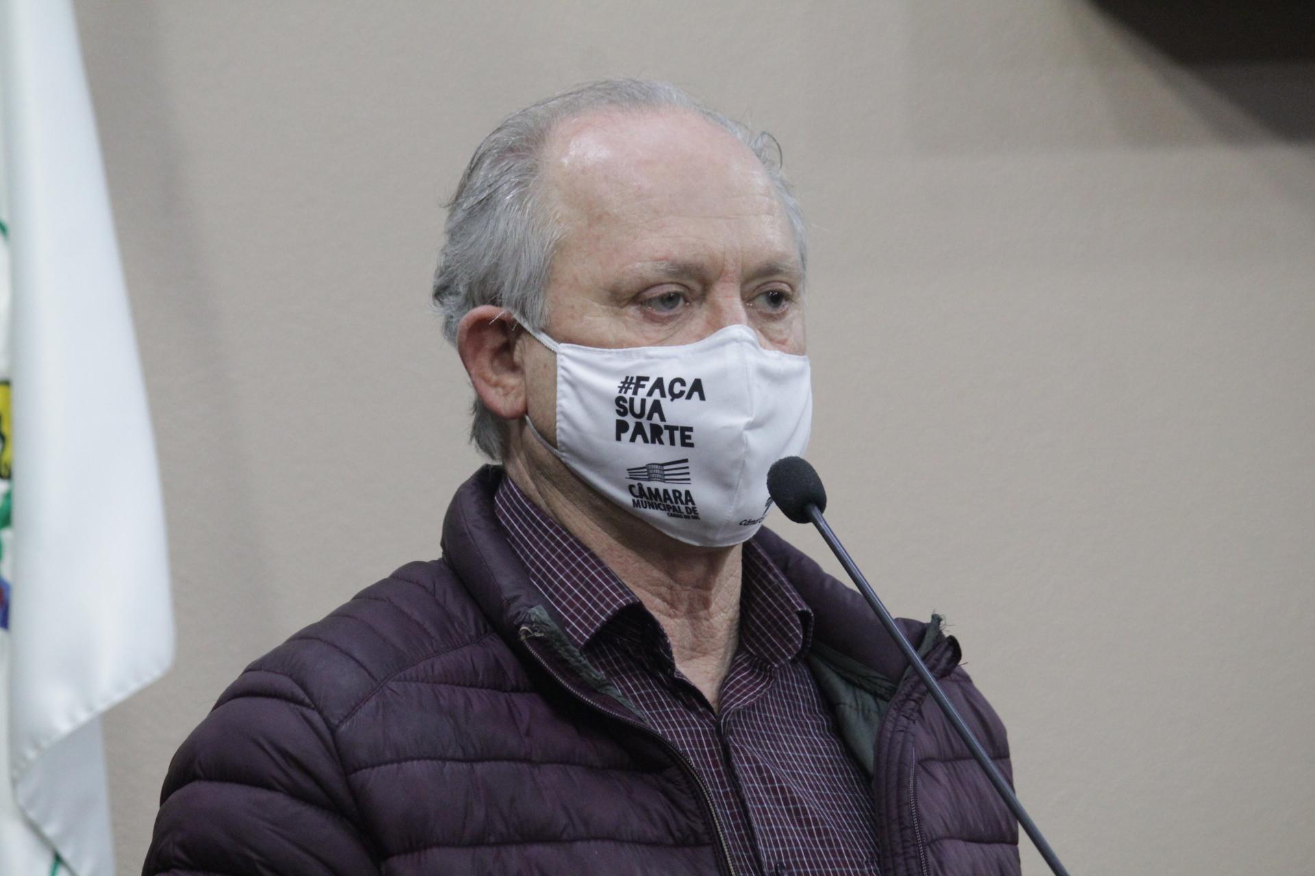 Olmir Cadore traz como pauta a reciclagem correta de lixo