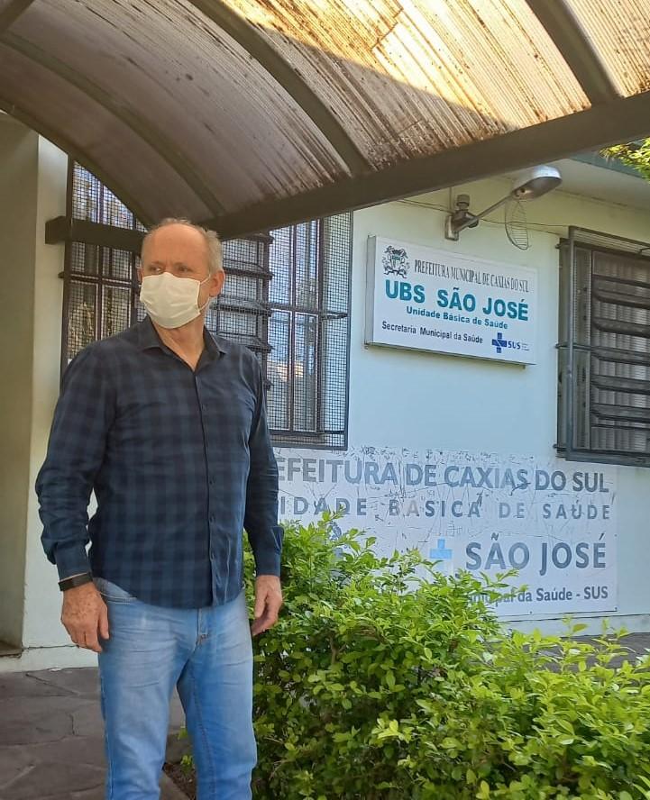 Vereador Olmir Cadore visita UBS’s de Caxias do Sul nesta terça-feira 