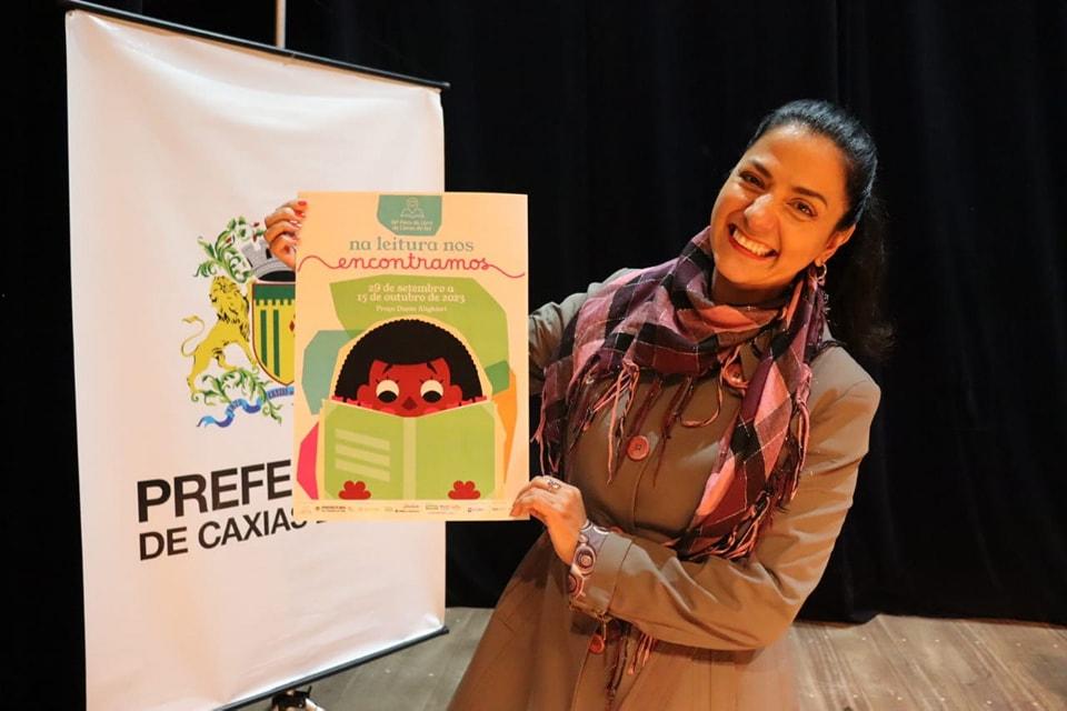 Vereadora Marisol Santos prestigia lançamento oficial da 39ª Feira do Livro de Caxias do Sul