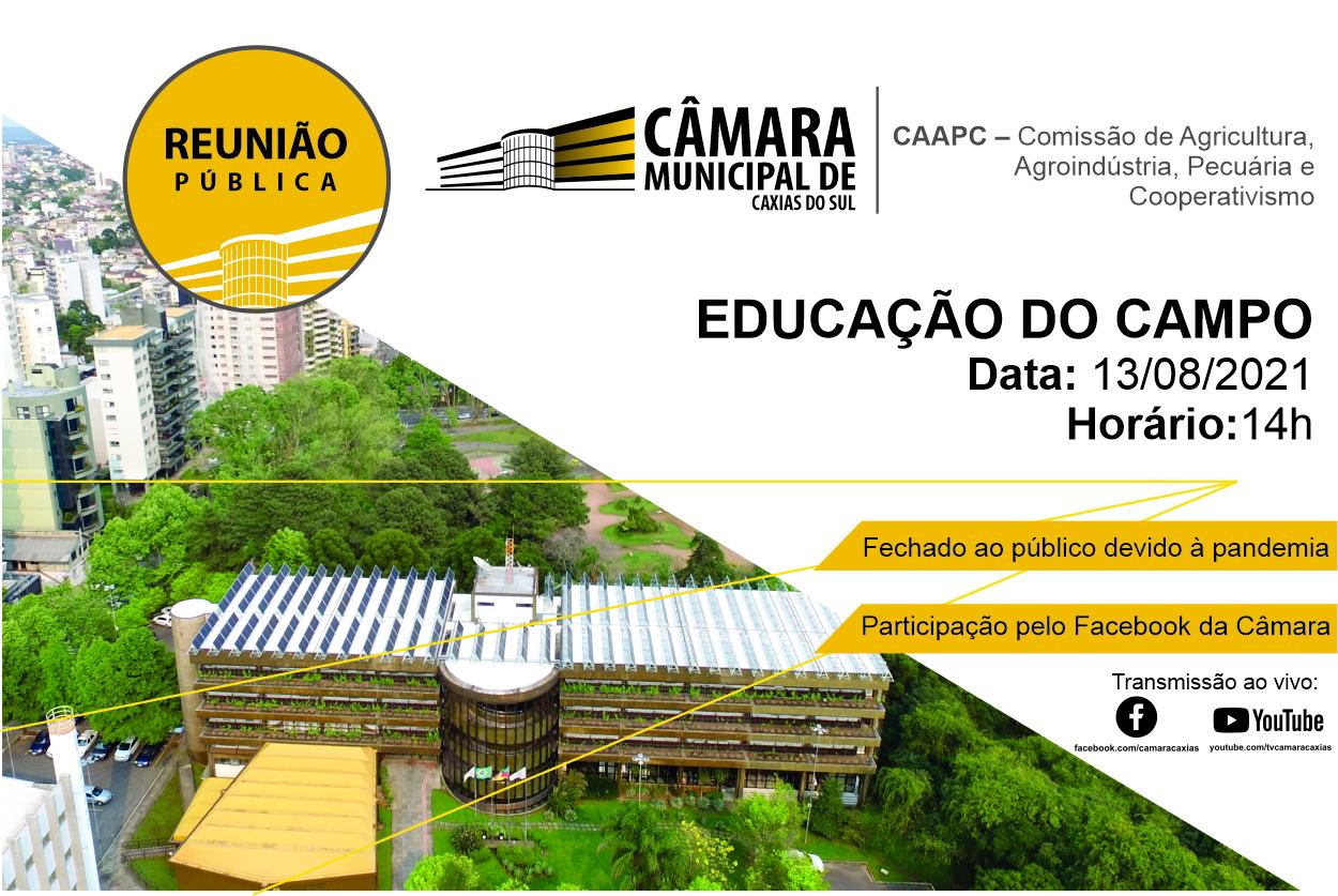 Reunião pública debate sobre a Educação do Campo