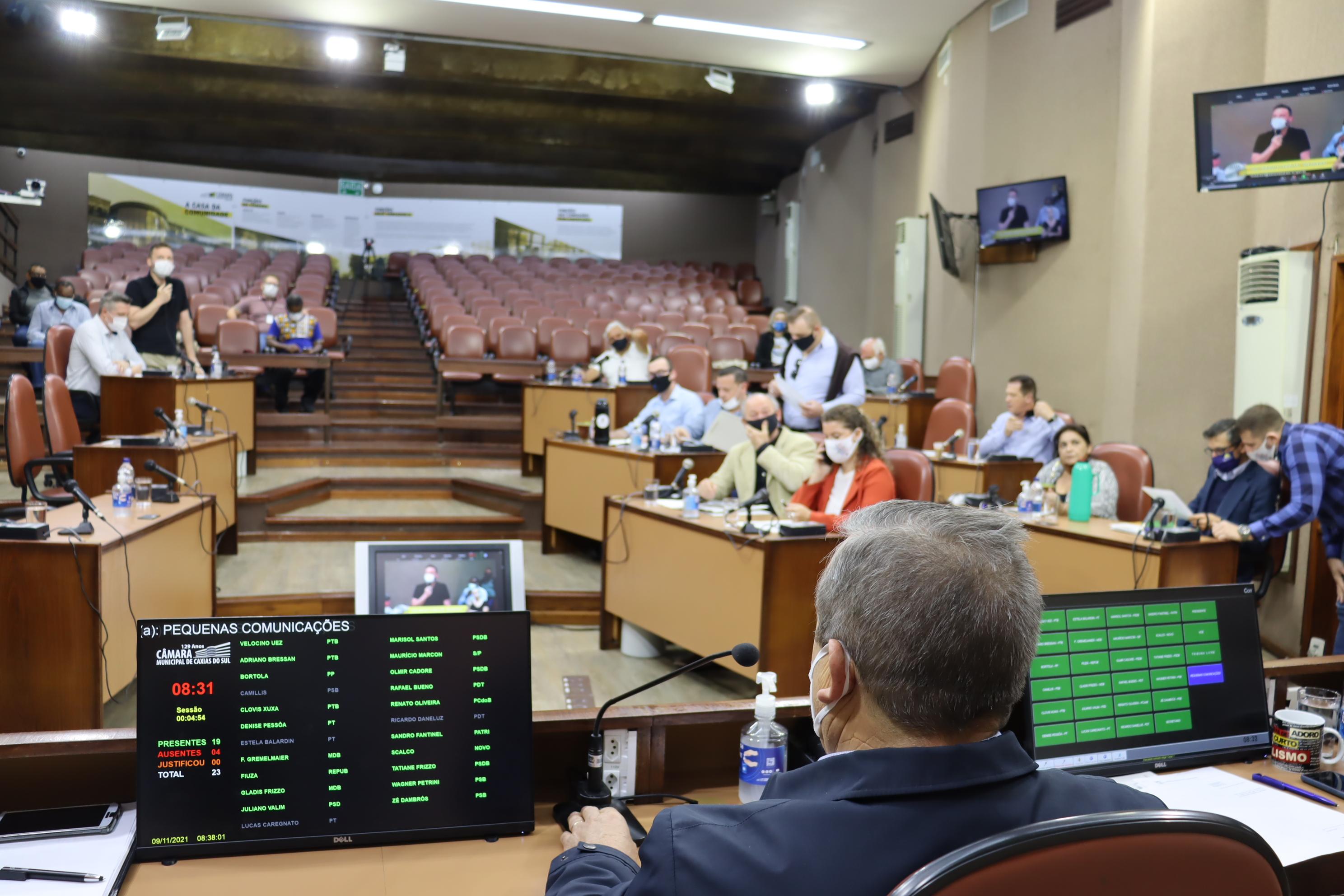 Vereadores aprovam a prestação de contas do município do 2º quadrimestre de 2021