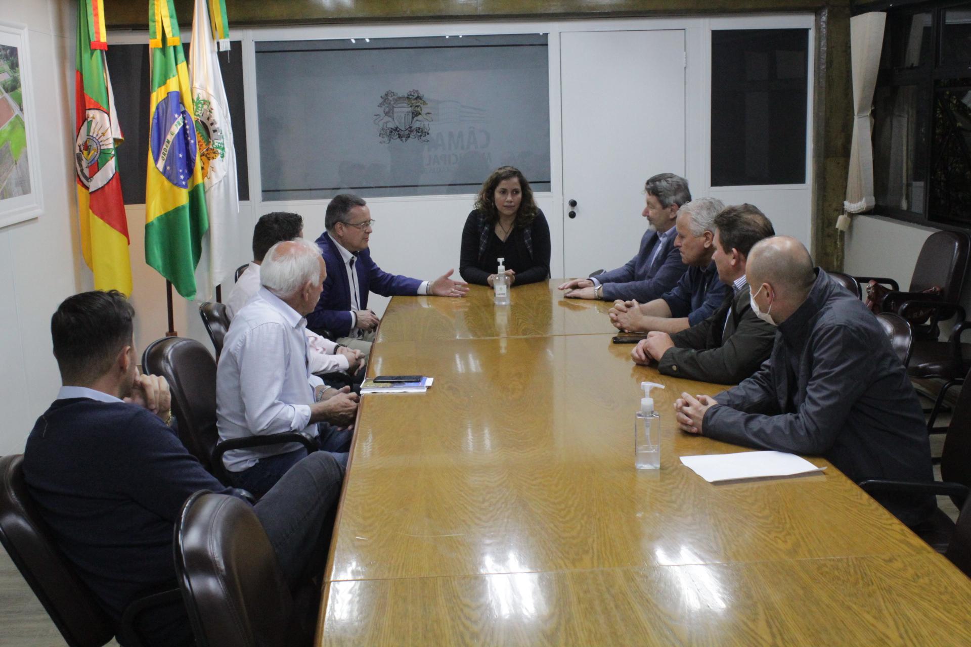 Presidenta recebe vice-presidente nacional do PSB na Câmara