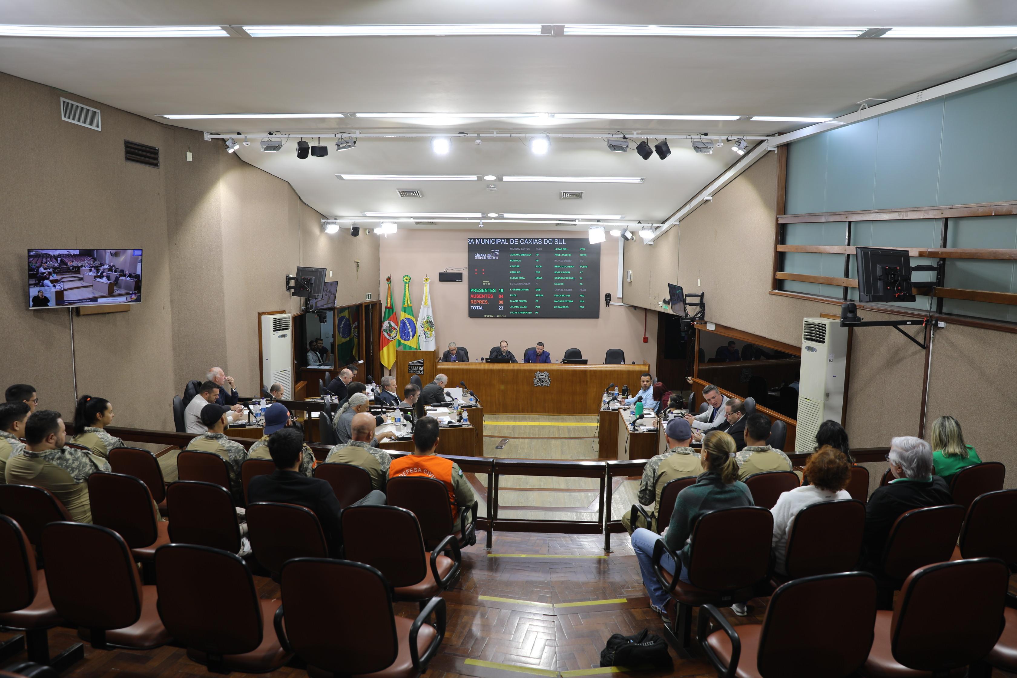 Alteração na LDO é acolhida em plenário pelos vereadores caxienses
