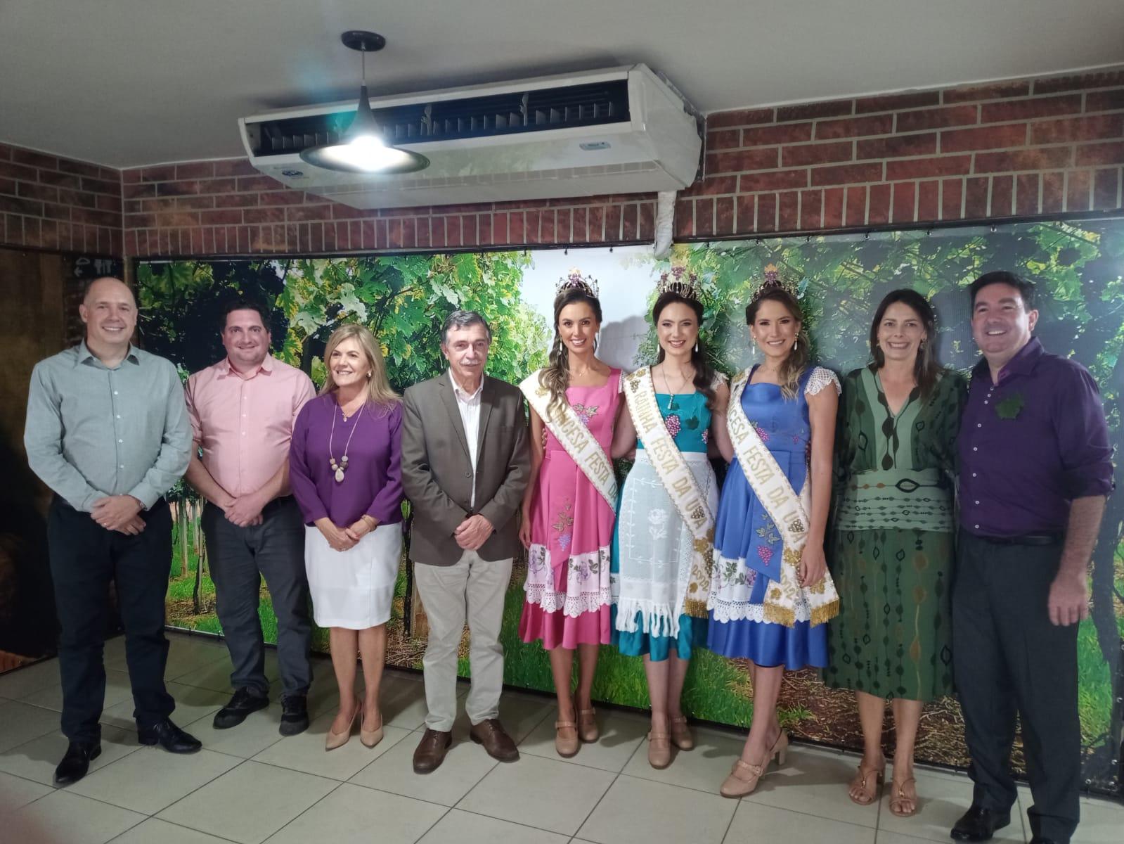 Vereador Lucas Diel participa de lançamento do Concurso de Rainha e Princesas da Festa da Uva 2024