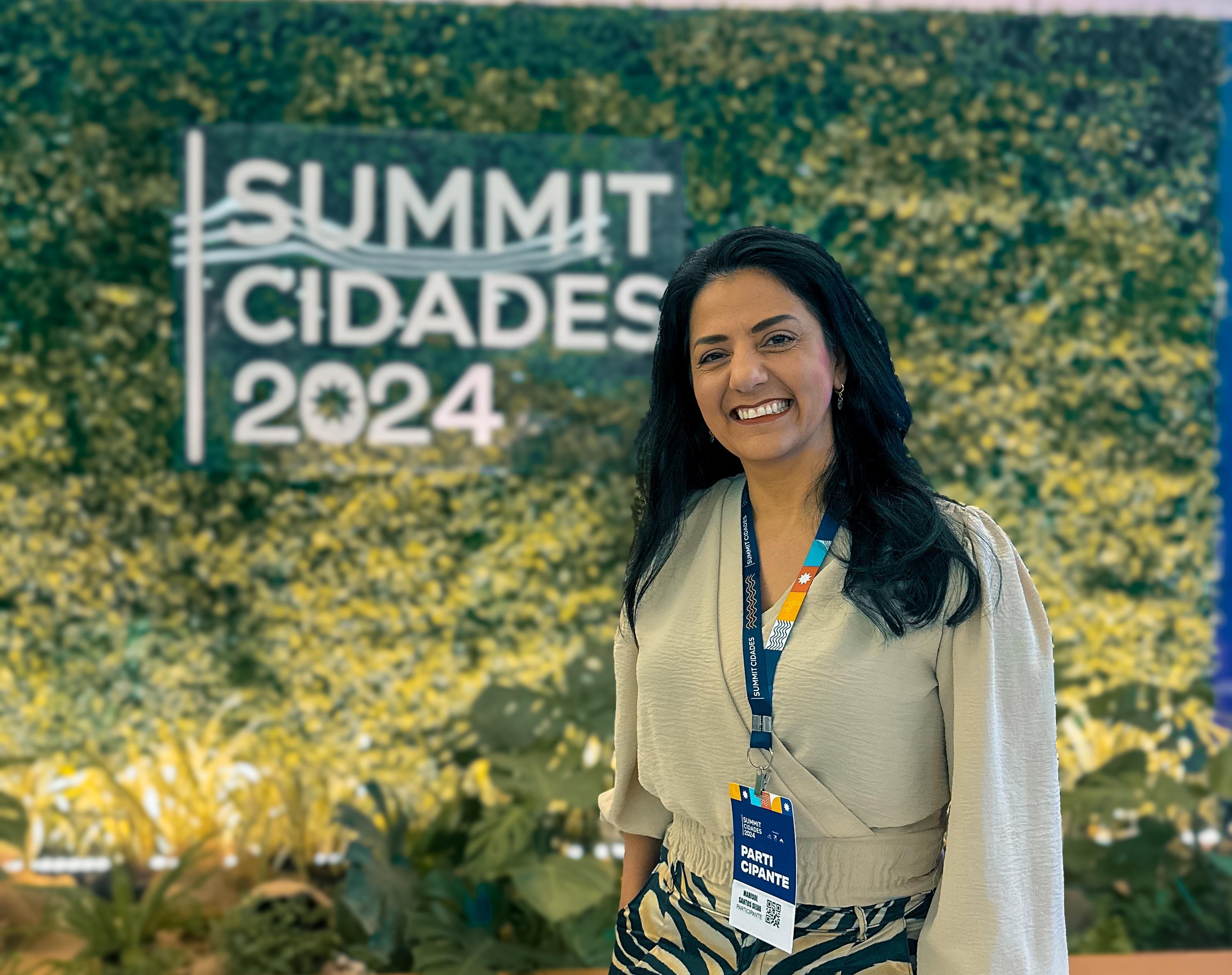 Presidente Marisol Santos representa Caxias do Sul no Summit Cidades 2024
