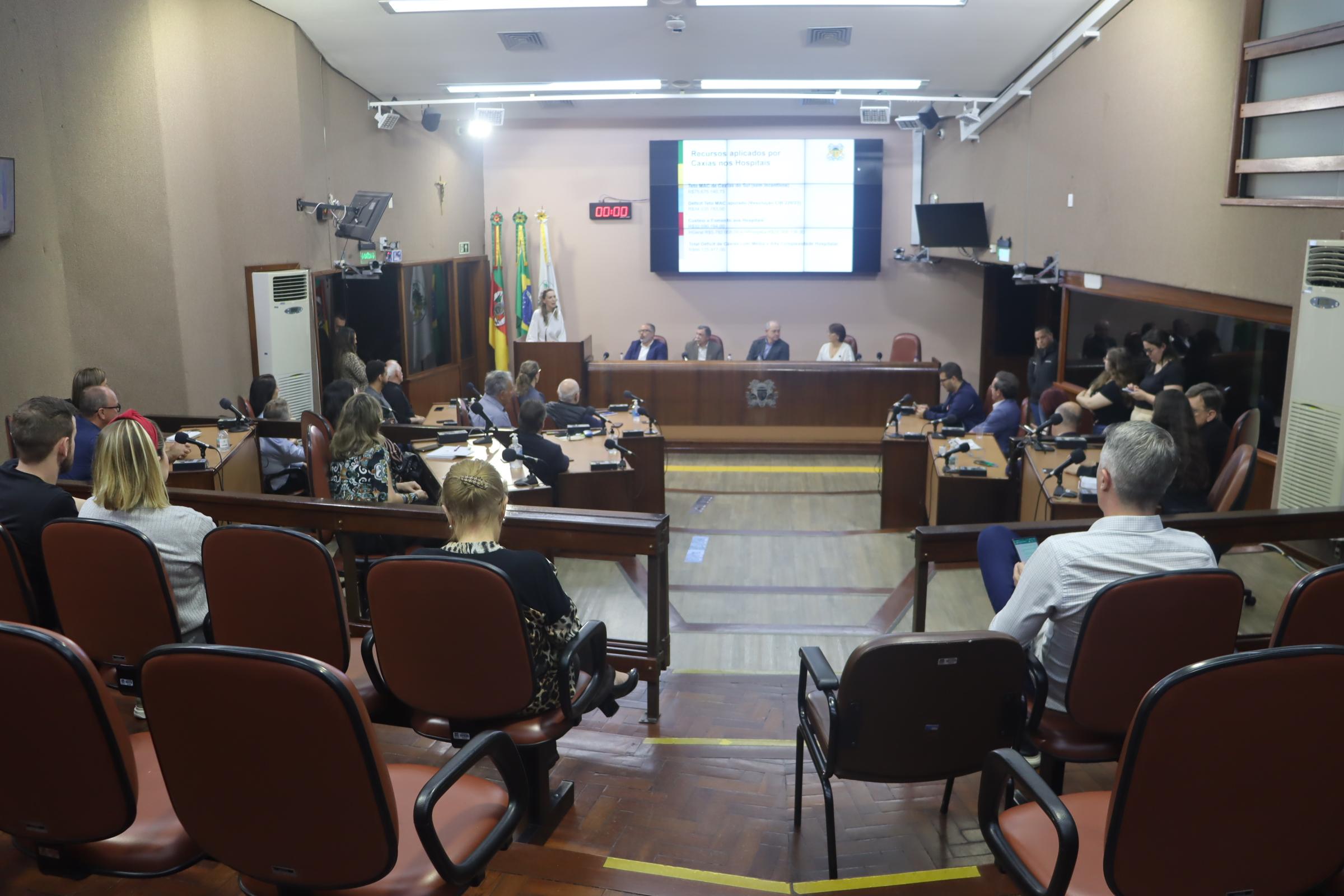 Reunião pública debate a situação da área da saúde na Macrorregião Serra 