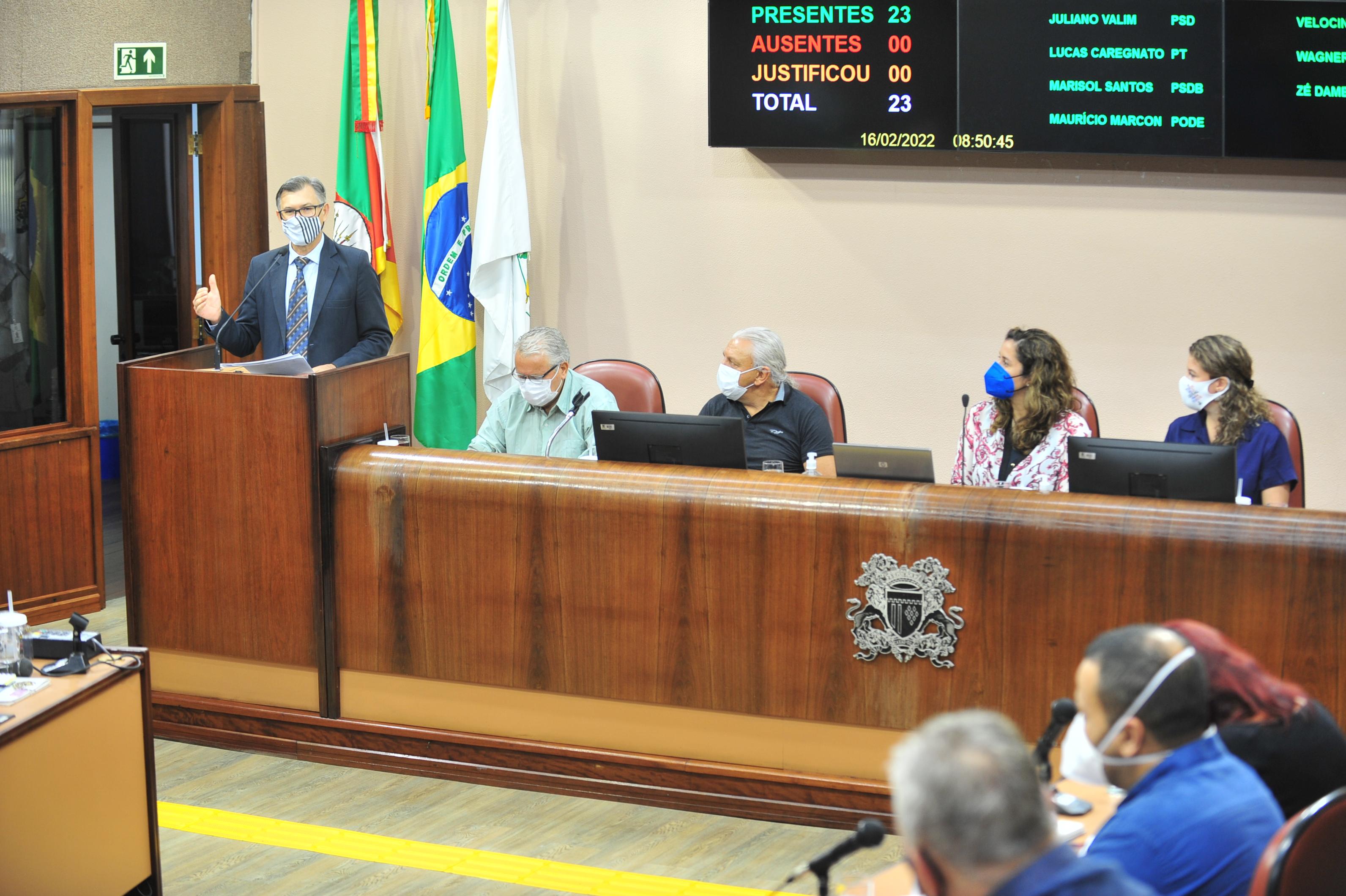 UCS celebra a sua trajetória na tribuna da Câmara Municipal