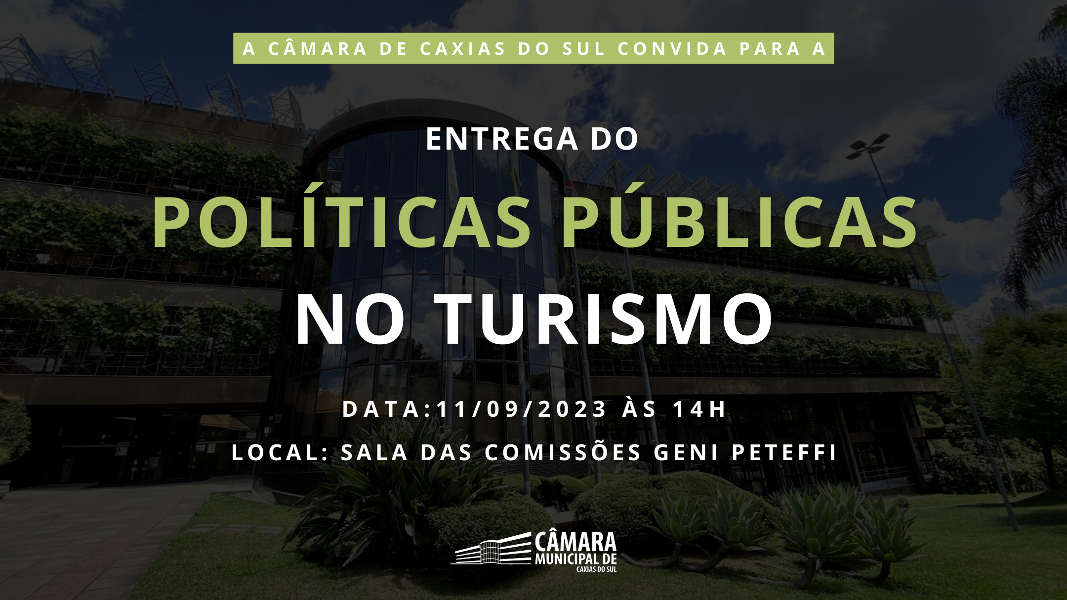Escola do Legislativo promove palestra sobre políticas públicas no turismo