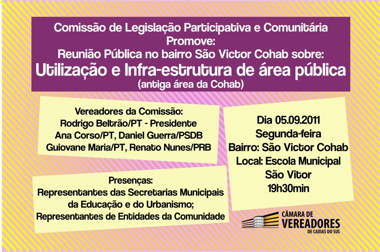Leia mais sobre São Victor Cohab recebe Comissão de Legislação Participativa e Comunitária